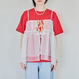 【セットアイテム】ラメチュールキャミセットロゴTシャツ | coen【women】 | 詳細画像30