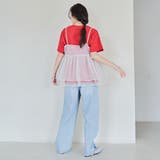 【セットアイテム】ラメチュールキャミセットロゴTシャツ | coen【women】 | 詳細画像7