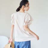 チュールレイヤーフリルスリーブTシャツ | coen【women】 | 詳細画像19