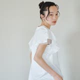 チュールレイヤーフリルスリーブTシャツ | coen【women】 | 詳細画像4