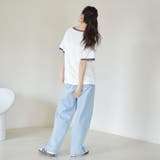 発砲ロゴ アソート プリントリンガーTシャツ | coen【women】 | 詳細画像10