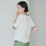 発砲ロゴ アソート プリントリンガーTシャツ | coen【women】 | 詳細画像12