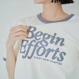 発砲ロゴ アソート プリントリンガーTシャツ | coen【women】 | 詳細画像13