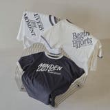 発砲ロゴ アソート プリントリンガーTシャツ | coen【women】 | 詳細画像2