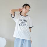 発砲ロゴ アソート プリントリンガーTシャツ | coen【women】 | 詳細画像4