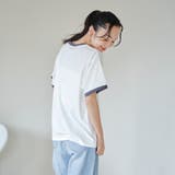 発砲ロゴ アソート プリントリンガーTシャツ | coen【women】 | 詳細画像6