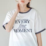 発砲ロゴ アソート プリントリンガーTシャツ | coen【women】 | 詳細画像7