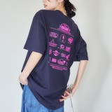 NAVY | ROCK STANLEY(ロックスタンレー)別注 RADIO-Tシャツ | coen【women】