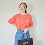 USAコットンカラーエンブロイダリーTシャツ | coen【women】 | 詳細画像18
