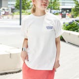 USAコットンカラーエンブロイダリーTシャツ | coen【women】 | 詳細画像2
