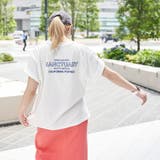 USAコットンカラーエンブロイダリーTシャツ | coen【women】 | 詳細画像3