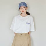 USAコットンカラーエンブロイダリーTシャツ | coen【women】 | 詳細画像6