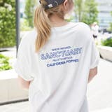 OFF WHITE | USAコットンカラーエンブロイダリーTシャツ | coen【women】
