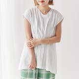 タックフレアフレンチスリーブTシャツ | coen OUTLET | 詳細画像4