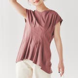 BRICK | タックフレアフレンチスリーブTシャツ | coen OUTLET