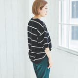 バックタック強撚Tシャツ(無地/ボーダー) | coen OUTLET | 詳細画像14