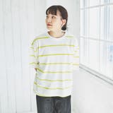 バックタック強撚Tシャツ(無地/ボーダー) | coen OUTLET | 詳細画像16