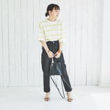 バックタック強撚Tシャツ(無地/ボーダー) | coen OUTLET | 詳細画像7