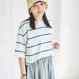 バックタック強撚Tシャツ(無地/ボーダー) | coen OUTLET | 詳細画像8