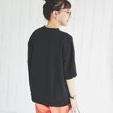 BLACK | バックタック強撚Tシャツ(無地/ボーダー) | coen OUTLET