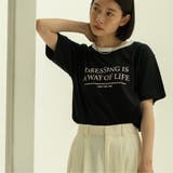 BLACK | リンガープリントTシャツ | coen OUTLET