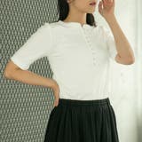 WHITE | ホックテープTシャツ | coen OUTLET