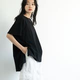 【WEB限定】AラインショートスリーブチュニックTシャツ | coen【women】 | 詳細画像12