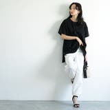 【WEB限定】AラインショートスリーブチュニックTシャツ | coen【women】 | 詳細画像14