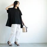 【WEB限定】AラインショートスリーブチュニックTシャツ | coen【women】 | 詳細画像15