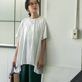 【WEB限定】AラインショートスリーブチュニックTシャツ | coen【women】 | 詳細画像2