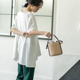 【WEB限定】AラインショートスリーブチュニックTシャツ | coen【women】 | 詳細画像5