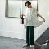 【WEB限定】AラインショートスリーブチュニックTシャツ | coen【women】 | 詳細画像6