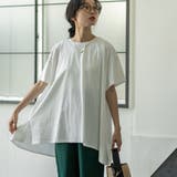 【WEB限定】AラインショートスリーブチュニックTシャツ | coen【women】 | 詳細画像8