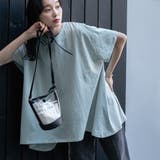LIME | 【WEB限定】AラインショートスリーブチュニックTシャツ | coen【women】