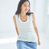 テレコノースリーブタンクトップBasic | coen【women】 | 詳細画像1