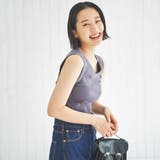テレコノースリーブタンクトップBasic | coen【women】 | 詳細画像15