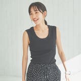 テレコノースリーブタンクトップBasic | coen【women】 | 詳細画像5