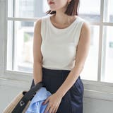 カップ付きリブタンクトップ | coen【women】 | 詳細画像1 