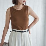 カップ付きリブタンクトップ | coen【women】 | 詳細画像24 