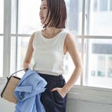 カップ付きリブタンクトップ | coen【women】 | 詳細画像3 