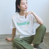 チュールキャミ付きロゴTシャツ | coen【women】 | 詳細画像11