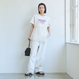 チュールキャミ付きロゴTシャツ | coen【women】 | 詳細画像24