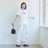 チュールキャミ付きロゴTシャツ | coen【women】 | 詳細画像26