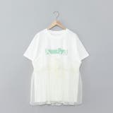 チュールキャミ付きロゴTシャツ | coen【women】 | 詳細画像35