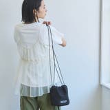 チュールキャミ付きロゴTシャツ | coen【women】 | 詳細画像6