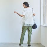 チュールキャミ付きロゴTシャツ | coen【women】 | 詳細画像9