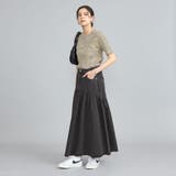 アカラコットンマルチボーダーコンパクトTシャツ | coen【women】 | 詳細画像16 