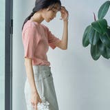 アカラコットンマルチボーダーコンパクトTシャツ | coen【women】 | 詳細画像5 