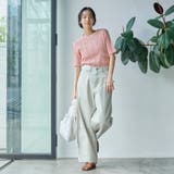 アカラコットンマルチボーダーコンパクトTシャツ | coen【women】 | 詳細画像7 