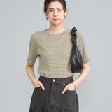 その他3 | アカラコットンマルチボーダーコンパクトTシャツ | coen【women】